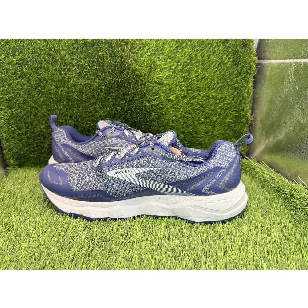 Brooks Divide 1103331D456 Athletic Sneaker Men's 10D Blue Knit Running Training